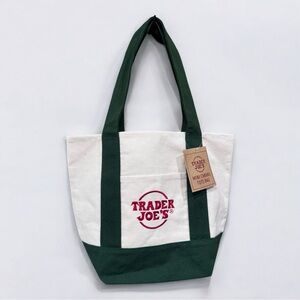Trader Joe's Canvas Tote Bag Mini NwT